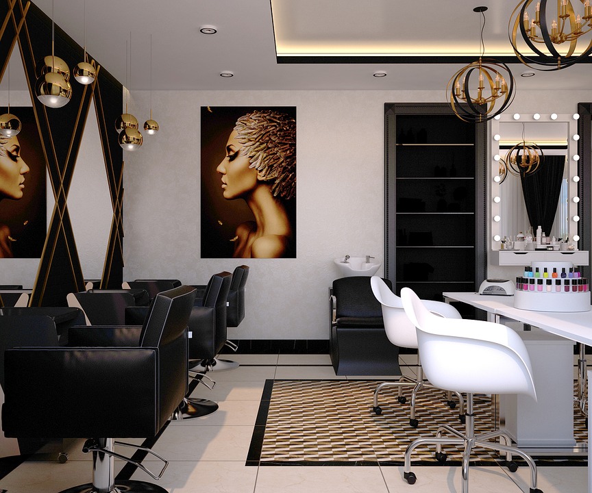 ideas de decoracion para salon de belleza