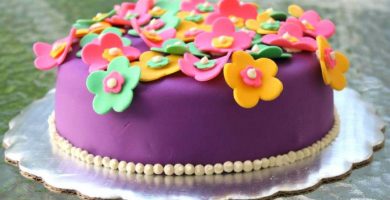 pastel morado