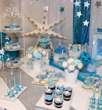 Tonos celestes y estrellas