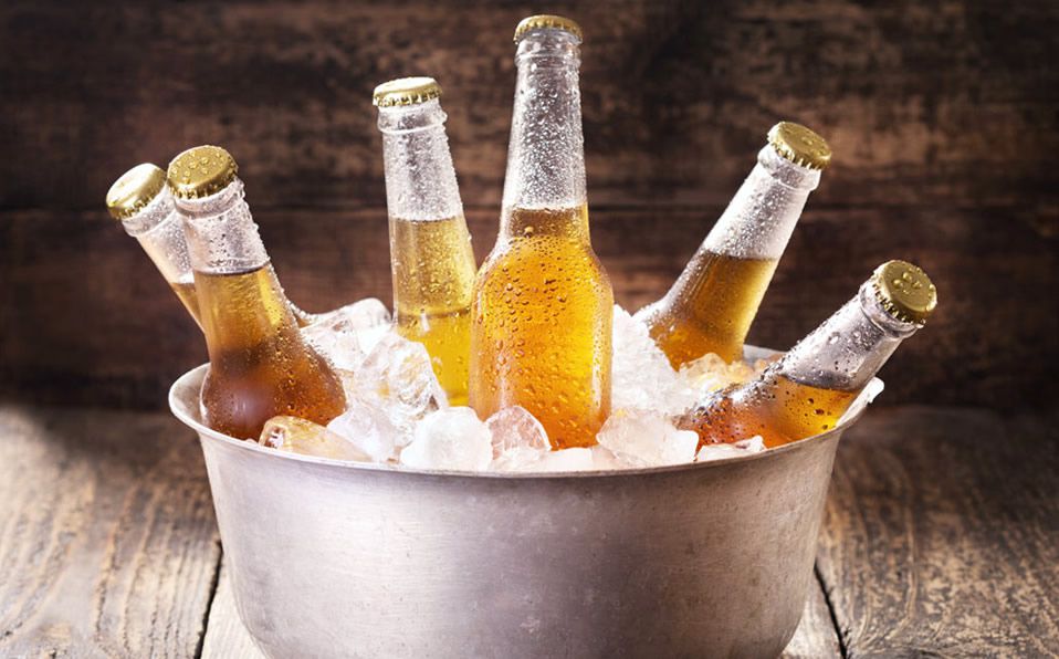 balde de cervezas